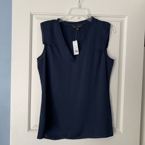 Banana Republic Navy Sleeveless Top